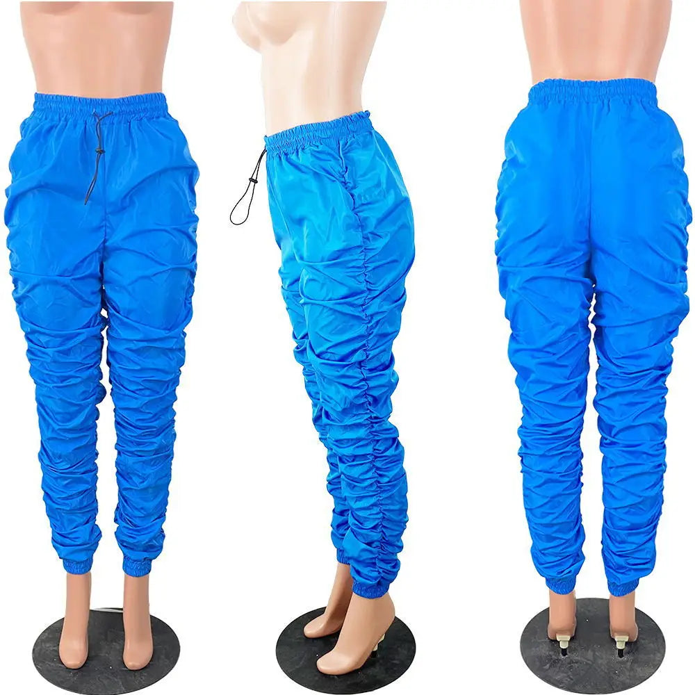 GrlStax Solid Stacked Summer Trousers
